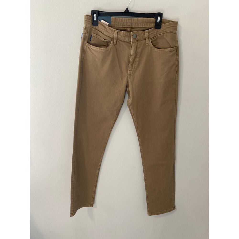 New Perry Ellis Men's Slim Fit Stretch Khaki Jeans Size 32x32